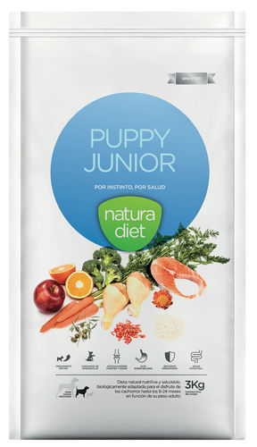 NATURA DIET Puppy Junior (Huhn & Reis monoprotein) 3 kg