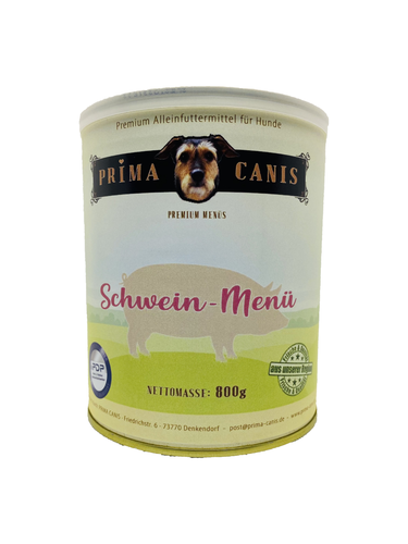 PRIMA CANIS Premium Schwein-Menü 800 g