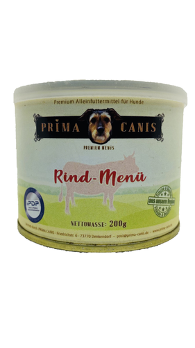 PRIMA CANIS Premium Rind-Menü 200 g