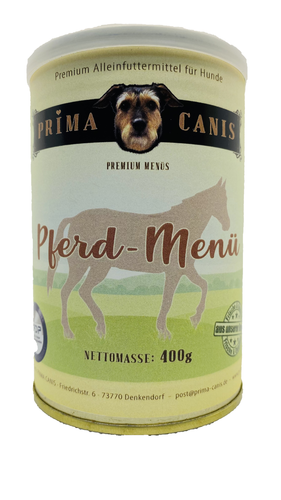 PRIMA CANIS Premium Pferd-Menü 400 g