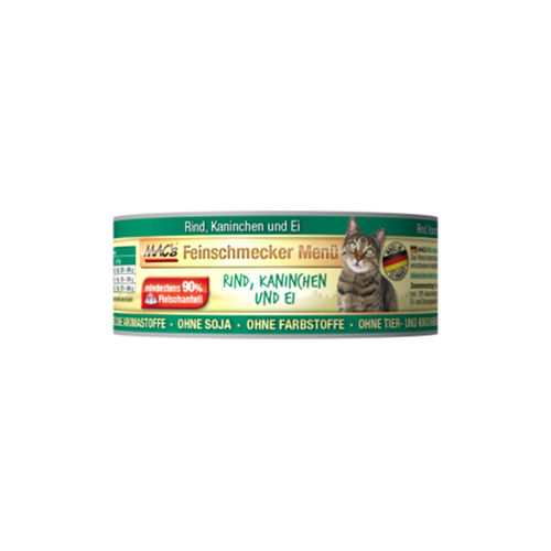 MAC´s Cat Feinschmecker Menü Dose Rind, Kaninchen und Ei 100 g
