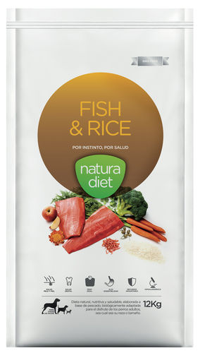NATURA DIET Fisch & Reis 12 kg