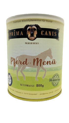 PRIMA CANIS Premium Pferd-Menü 800 g