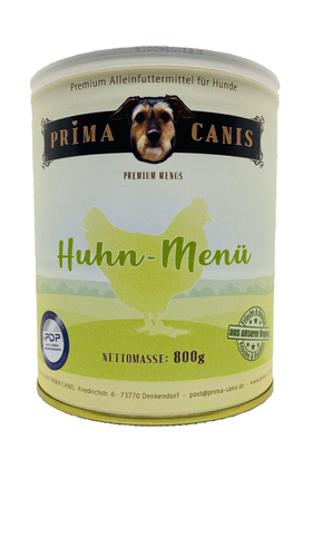 PRIMA CANIS Premium Huhn-Menü 800 g