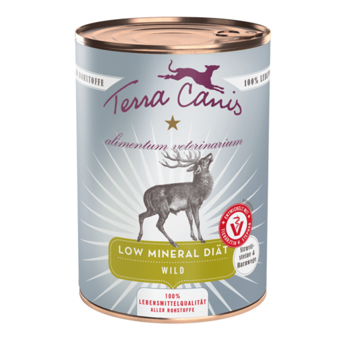 TERRA CANIS Low Mineral-Diät Wild 400g